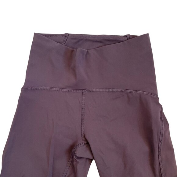 Lululemon Train Times Size 2 Purple Pant Leggings Mesh Side Panel - Picture 3 of 11